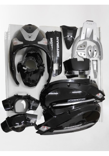 Mondial Znx 150 Scoter Uyumlu Komple Grenaj Seti Siyah Renk