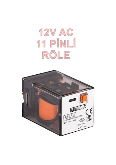 Emas 11 Pinli Endüstriyel Role 12v Ac