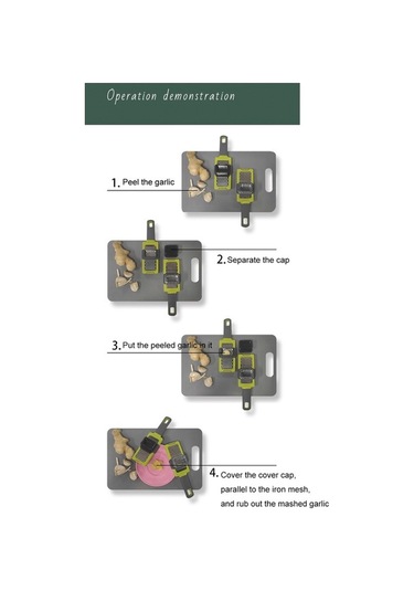 Primepickings Yaratıcı Sarımsak Sıkacağı & Ezici - Mutfak Aleti - Ev Tipi Sebze Kesici Diğer