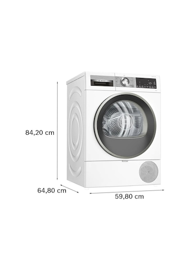 Bosch WQG25201TR 10 KG Isı Pompalı Kurutma Makinesi