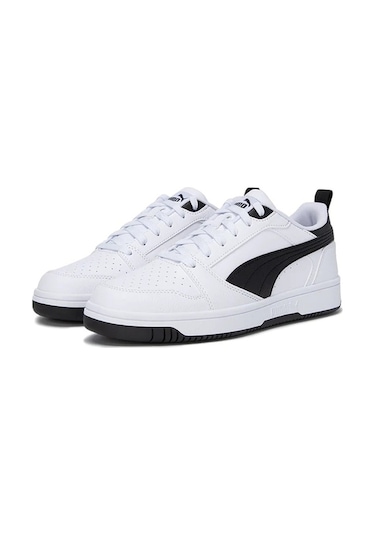 Puma Erkek Sneaker Beyaz Siyah 392328-02 Rebound V6 Low 24k680000777 680113 Beyaz - Siyah