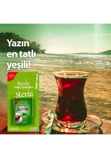 Fibrelle Stevialı Tablet Tatlandırıcı 300'lük Kutu