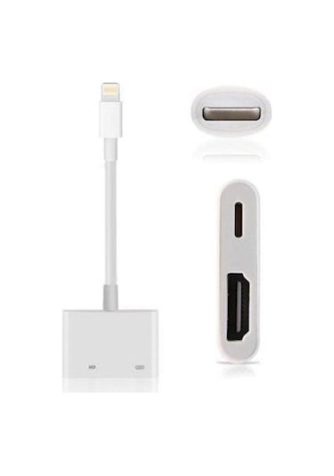iphone Uyumlu 6 7 8 11 Xr Lightning To Hdmı Çevirici Dönüştürücü Adaptör (537801014)