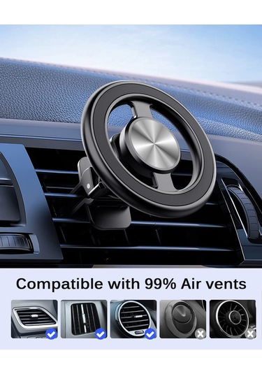 İphone Uyumlu 14 İçin Manyetik Araç Tutucu Magsafe Araç Tutucu