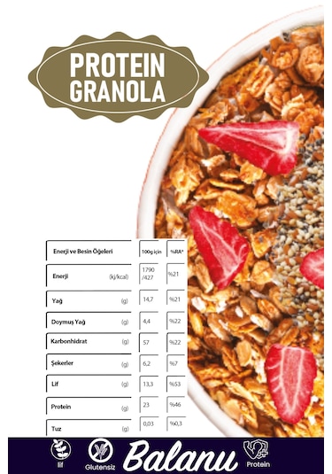 Protein Granola 180gr X3 Adet
