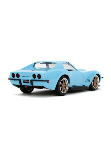 Jada 1:32 Pink Slips 1969 Chevrolet Corvette Stingray Zl1 Mavi
