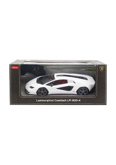 1:16 Lamborghini Countach Lpı 800-4 Uzaktan Kumandalı Araba 23087 Beyaz Çok Renkli
