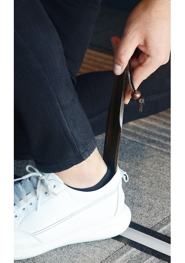 Nyn Ahşap Çekecek 23 Cm Uzunluğunda Ayakkabı Çekeceği Siyah Eskit