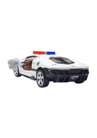 Çek Bırak Metal Polis Arabası - Metal Lamborgini Polis Arabası- 6632-48-PolisLamborgini