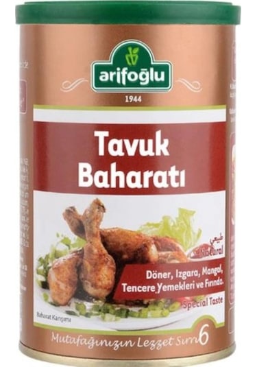 Arifoğlu Tavuk Baharatı Teneke 2 x 180 G
