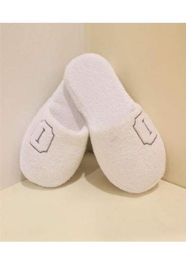 I Harf Havlu Banyo Ev Otel Lohusa Terliği Kalın Taban Terlik