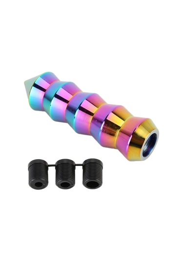 Sones Universal Araç Renkli Uzun Koni Şekli Dişli Kafası Vites Topuzu