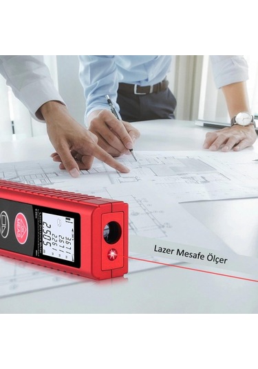 Wellhise W-40 40 Metre Lazer Metre Mesafe Ölçer