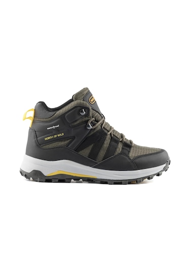 North Of Wild Km22 Damon Haki Siyah Waterproof Erkek Bot 001