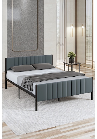 Lotus Metal Karyola 140x190 Cm Antrasit Renk 140 X 190 Cm Lotus Metal Karyola 140x190 Cm Antrasit Renk 140 X 190 Cm