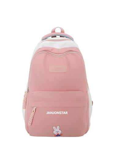 Genç Kızlar İçin Şık Ve Konforlu Ortaokul Lise Üniversite Öğrenci Sırt Çantası 2023 Yeni Tasarım Okul Çantası Modelleri Pembe