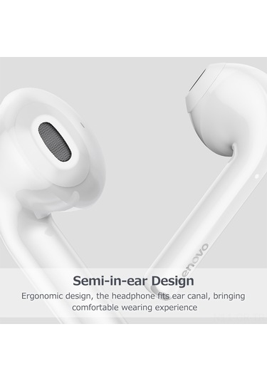 Singree Lenovo Thinkplus Lp2 Kablosuz Kulaklık - Bt5.0, 13mm Ses Ünitesi, Enc Gürültü Azaltma, Hızlı Şarj, Spor Ve Günlük Kullanım