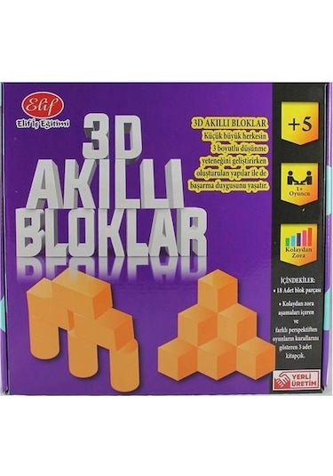 3D Akıllı Bloklar Zeka Oyunu - Blok Denge Oyunu - Eğitici Yapboz