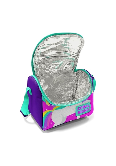 Coral High Kids Mor Su Yeşili Unicorn Desenli 3'lü Okul Çanta Seti 0114376