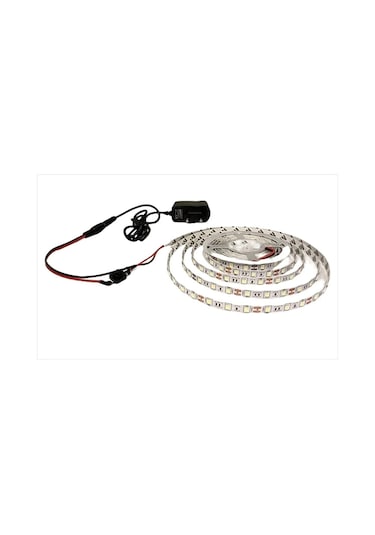 3 Çipli Beyaz Şerit Led 4 Metre 12v Adaptör Kuruluma Hazır Anahta