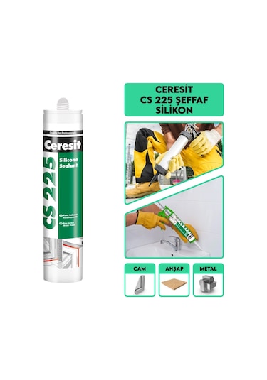 CERESİT CS 225 SİLİKON 280 GR (2 ADET)