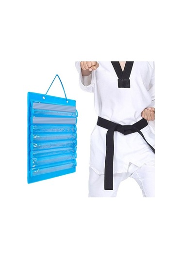 Pazly Suntek Karate Kemer Düzenleyici Hafif Keçe Taşınabilir Mavi - Spor Aksesuarı Mavi