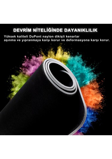 Dalong Mousepad Düz Led Işıklı 80x30