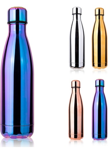 Shineyee 500ml Mor Isı Yalıtımlı Çelik Kupa - 304 İç, 201 Dış Malzeme İle Soğuk/sıcak İçecekleri Uzun Süre Korur