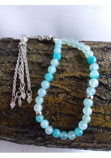 Akik Taşı Tespih / Doğaltaş Tespih 6 Mm N11.1626