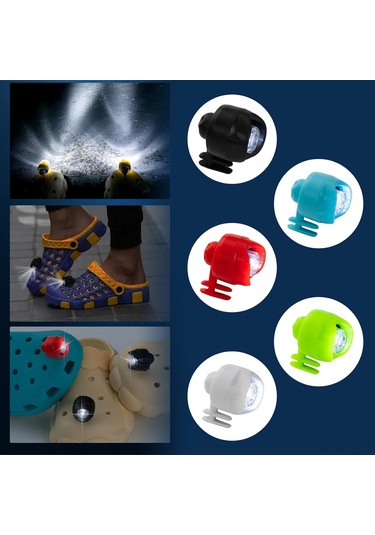 Qingmipy 2 Adet 3 Modlu Su Geçirmez Ayakkabı Led Işığı - Gece Koşusu Ve Yürüyüş İçin Güvenli Aydınlatma Beyaz