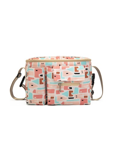 Teltree Bebek Arabası Ve Bisiklet İçin Çok Amaçlı Taşınabilir Çanta - Pembe Renk, Su Geçirmez Ve Hafif Tasarım Pembe