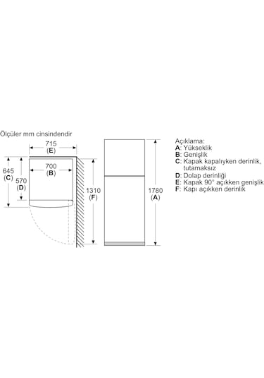 Profilo BD2043WENN 328 L No-Frost Üstten Donduruculu Buzdolabı