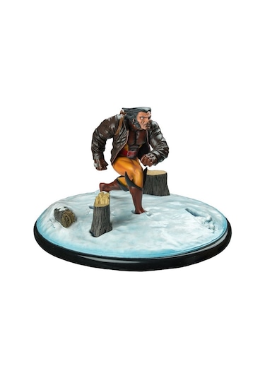 Marvel Premier Collection Wolverine In Snow Statue