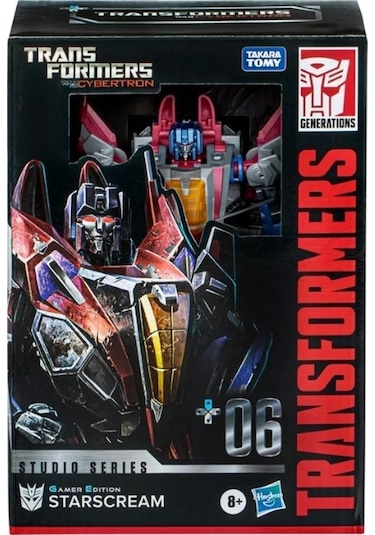 Takara Tomy Transformers Studio Series Deluxe War For Cybertron 06 Starscream Figürü Oyuncakları Transformers