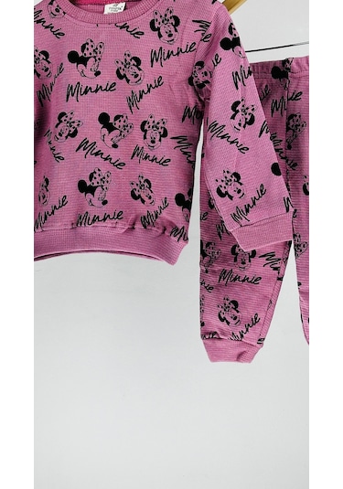 Kız Bebek 2 Li Günlük Pamuklu Takım Alt Üst Günlük Şık Set 6 24 A Mor