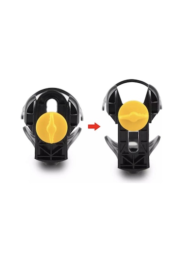 Forte Gt Xbyc 8107 Ayarlanabilir Bisiklet Matara Kafesi Tutucu Sarı - Siyah