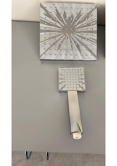 Sam Banyo Fonksiyonlu Güneş Tepe Duş Seti Krom