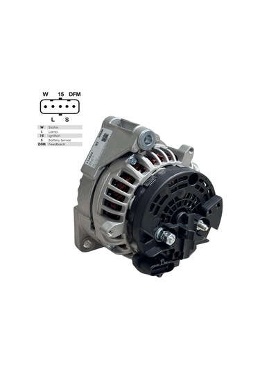 Cargo 24v Alternatör Dinamo 120 A 5 Fiş Soketli W-l-15-s-dfm Daf-man Tga/tgl/tgm/tgs