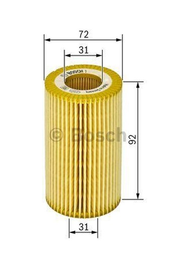 Opel Corsa C 1.7 Dtı Yağ Filtresi 2002 - 2004 Bosch