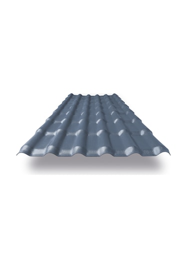 Pvc Kiremit Levha, Antrasit, 89x262 Cm, 2.5 Mm 1 Adet 2,09 M2