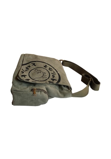 Moveevo Sevimli Baskılı Kanvas Çanta - Büyük Boy, Fermuarlı Ve Yan Cepleriyle Pratik Çok Renkli