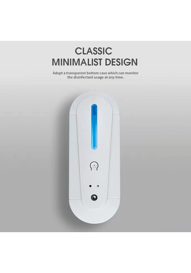 Honmex Duvar Tipi Otomatik Alkol Spreyi - Dokunsuz Nano Buhar İlaçlama, 180ml Kapasite, Ev/ofis Kullanıma Uygun Beyaz