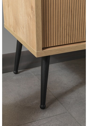 3110 Şile Metal Ayaklı Metal Kulplu 100 Cm Tv Ünitesi - Yunus Safir Yunus - Safir