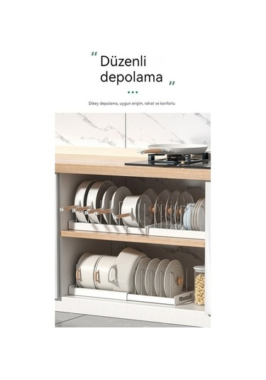 Zımbasız Yeni Standı Mutfak Mutfak Hqgoodstore Gri Gri Geri Fonksiyonlu Ev Çok Çekilebilir Yt Gri Gri