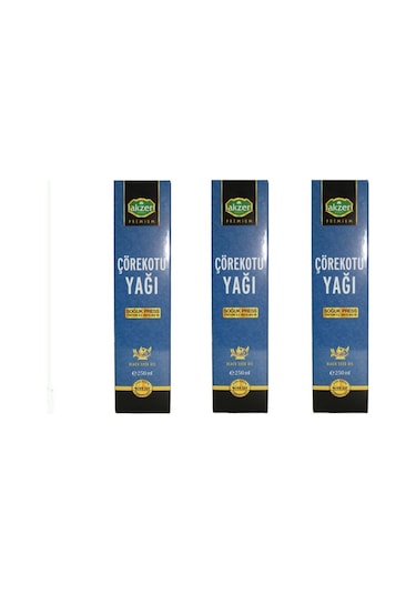 Akzer Çörekotu Yağı 3 x 250 ML