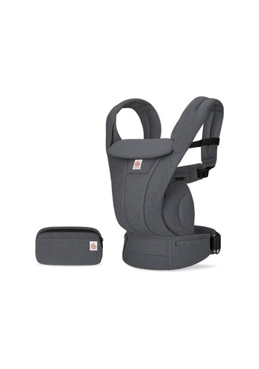 Ergobaby Omni Deluxe Mesh (Graphite Grey) , 4 Farklı Taşıma Pozisyonlu Kanguru , 0-4 Yaş Için
