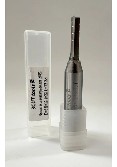 3cut Tools Düz Oluk Frezesi Talaş Kıran D 6 S 12 I 22 L 72 Z3 364821140