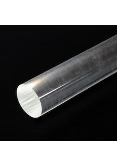 Pleksi Boru Çubuk Şeffaf Akrilik Plexiglass Boru Pleksiglas Tüp