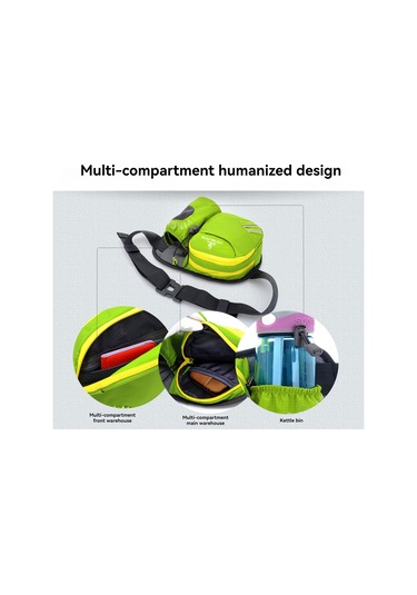 Jeemson Koşu Ve Doğa Yürüyüşü İçin Hafif Nefes Alabilir Çok Amaçlı Bel Çantası - Yeşil Yeşil