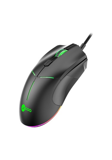 Lecoo MS109 Kablolu 6400DPI 8 Makro Tuşlu RGB Gaming Optik Mouse